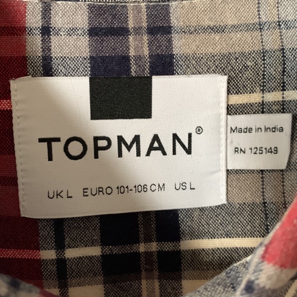 TOPMAN Button Down Shirt - Picture 3 of 6